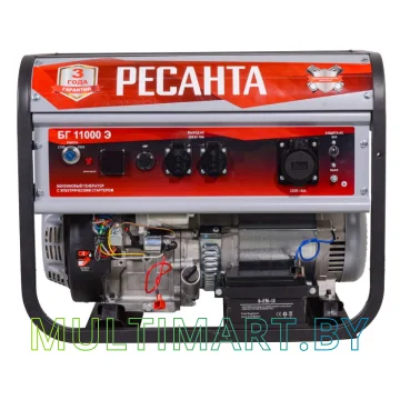 Бензиновый генератор Ресанта БГ 11000 Э картинка 2